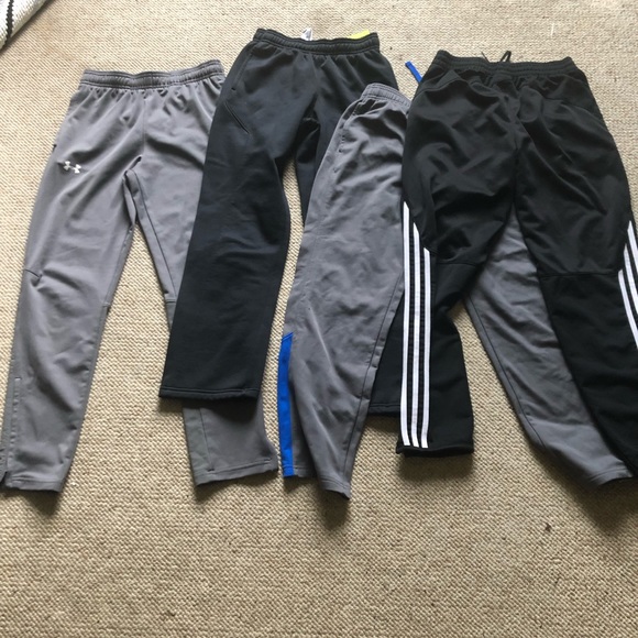 Bundle of four boys athletic pants, size M and L - Picture 1 of 6